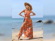 The SHEIN floral print Cami dress (Image via SHEIN)